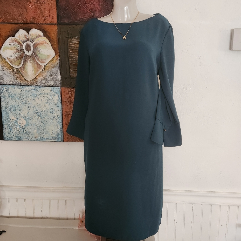 Dark green dress